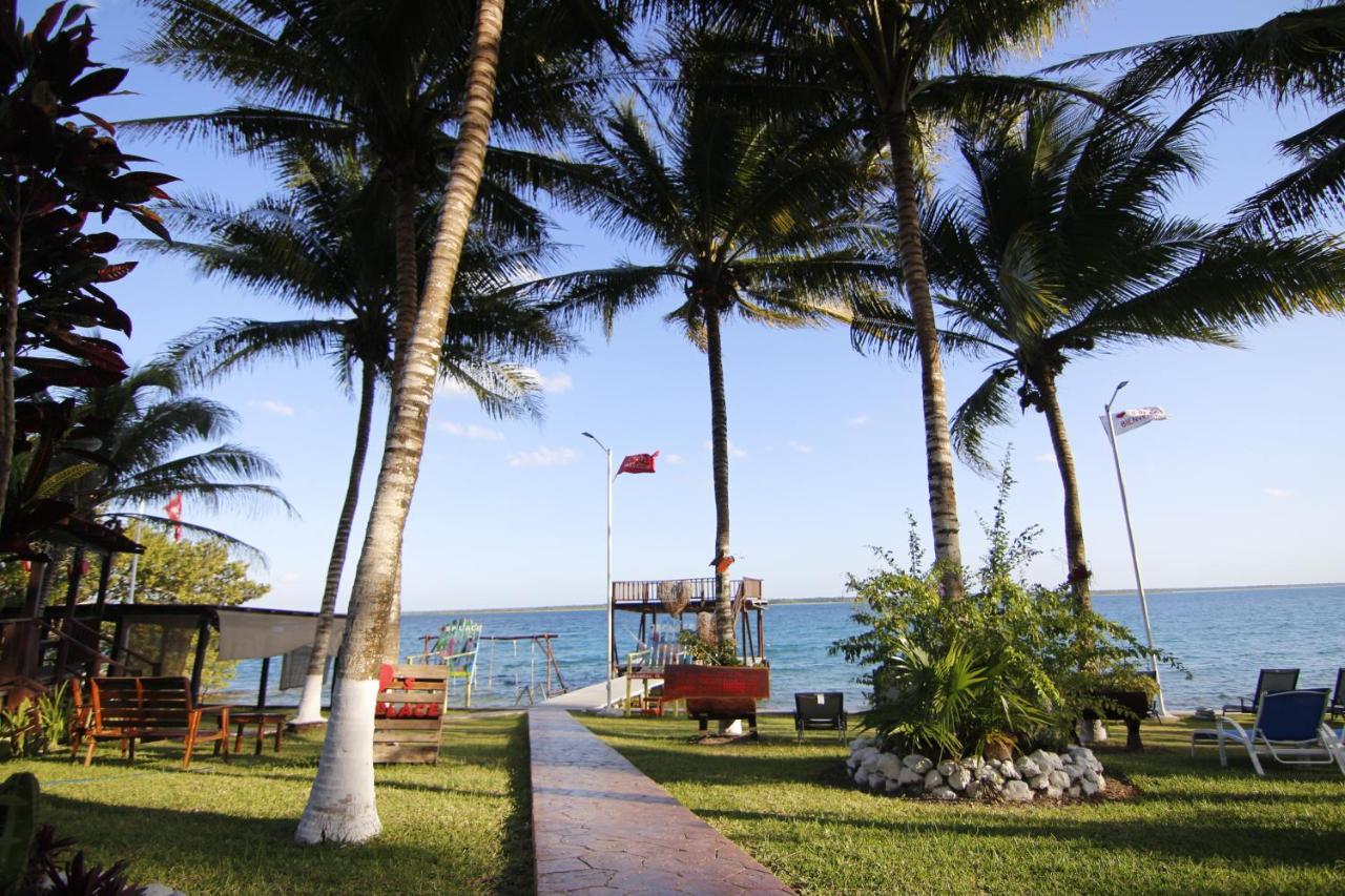 Coras Place Bacalar Lagoon Front Buitenkant foto