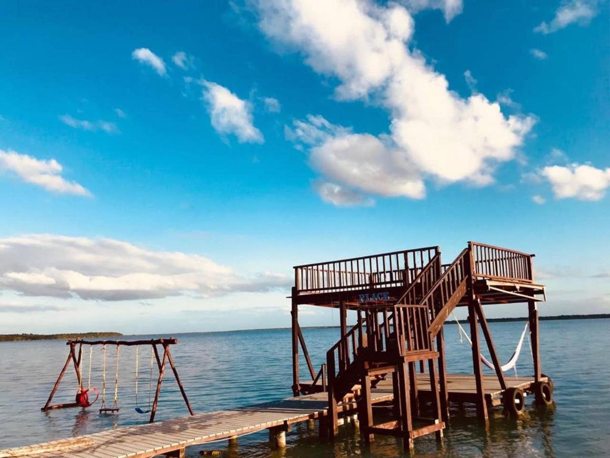 Coras Place Bacalar Lagoon Front Buitenkant foto