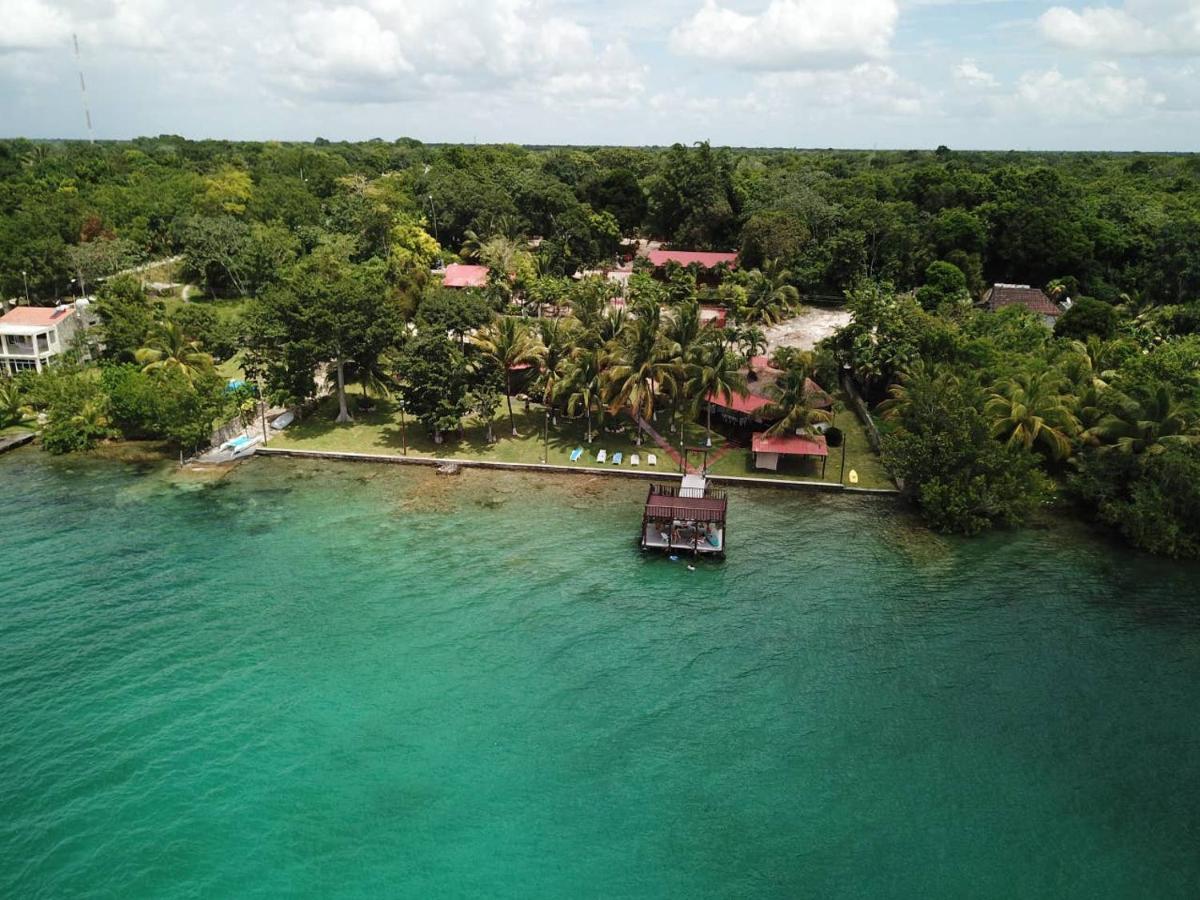 Coras Place Bacalar Lagoon Front Buitenkant foto